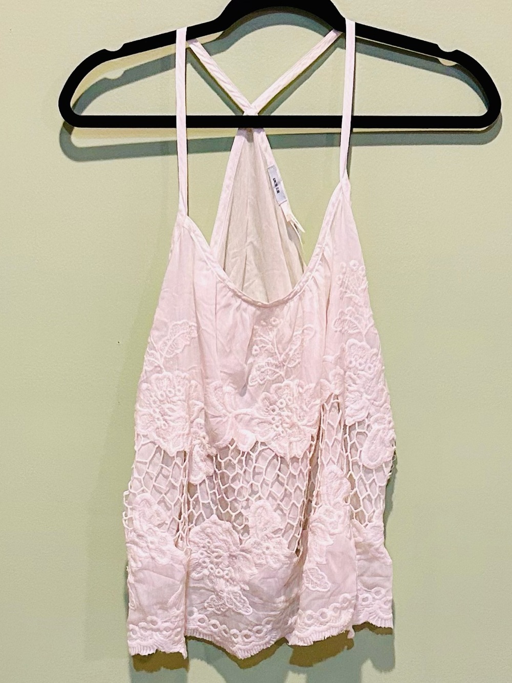 Kimchi Blue Cream Lace Crochet Cami Tank